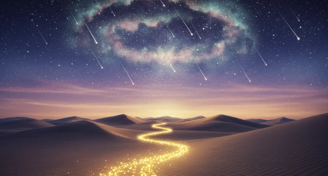 별이 쏟아지는 풍경 꿈