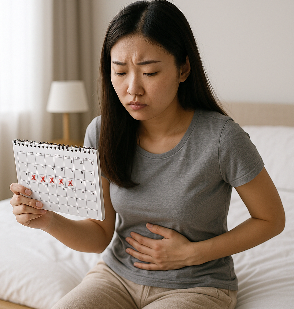 생리불순과 영양부족의 관계 관련 이미지