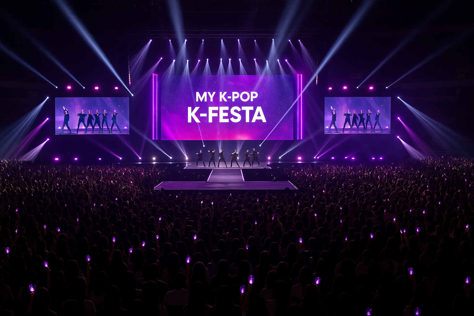 마이케이 페스타 K-POP 공연 무대 전경