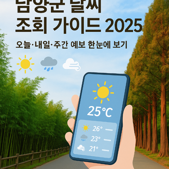 담양군 날씨 조회