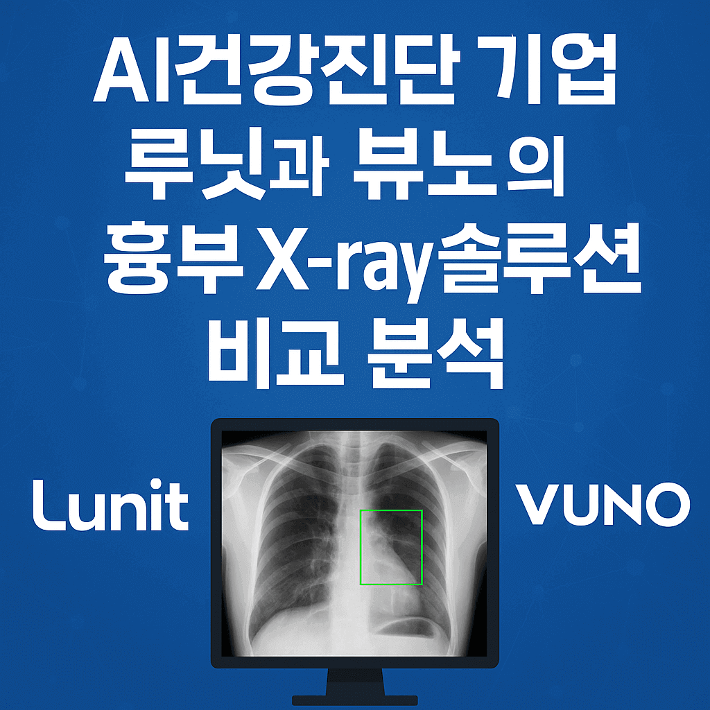 AI건강진단 기업 흉부 x-ray 비교_루닛 VS 뷰노