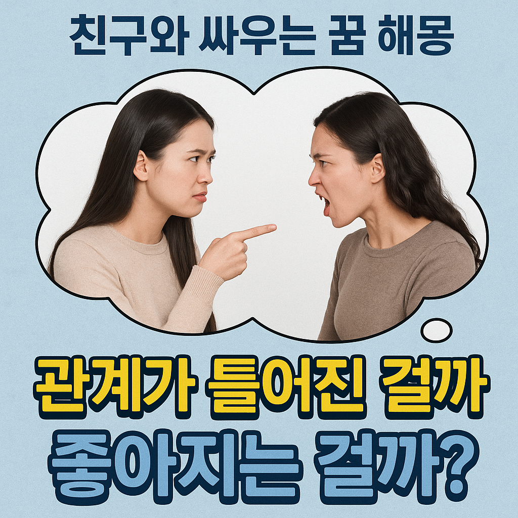 친구와 싸우는 꿈