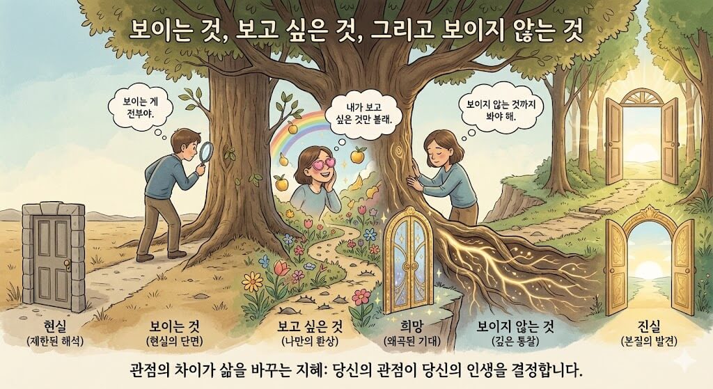 보이는 것, 보고 싶은 것, 보이지 않는 것 이미지