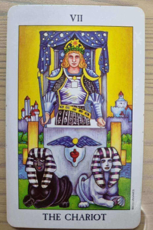 타로 7번 전차카드 그림설명 해석