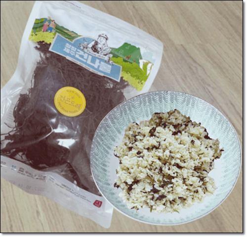 건곤드레나물밥