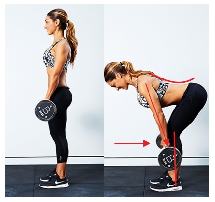 데드리프트 자세 무게 중심