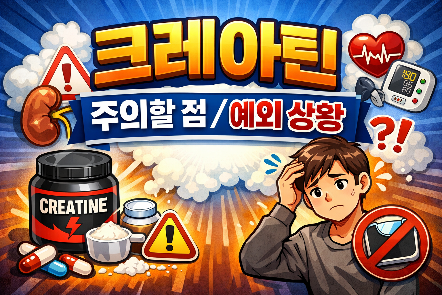 크레아틴 주의할 점과 예외 상황, 로딩이 필요한 경우와 피해야 할 조건 정리