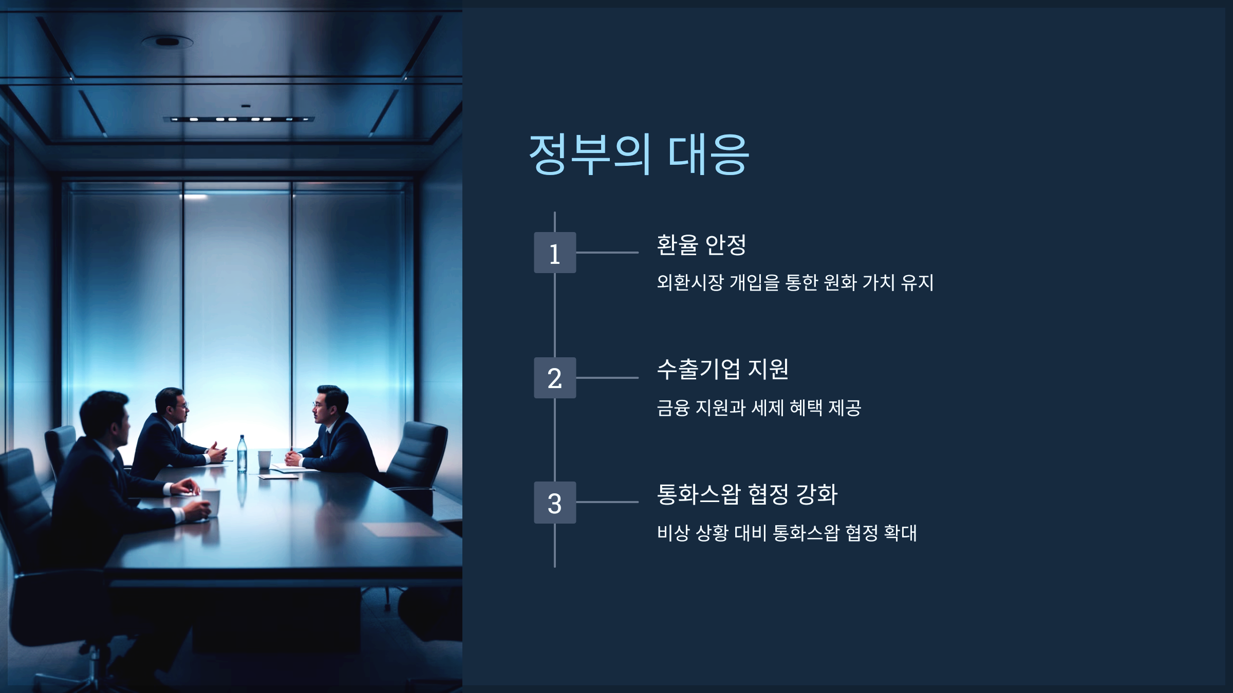 정부의 대응