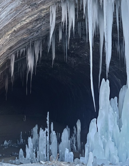 고대산 얼음동굴 사진