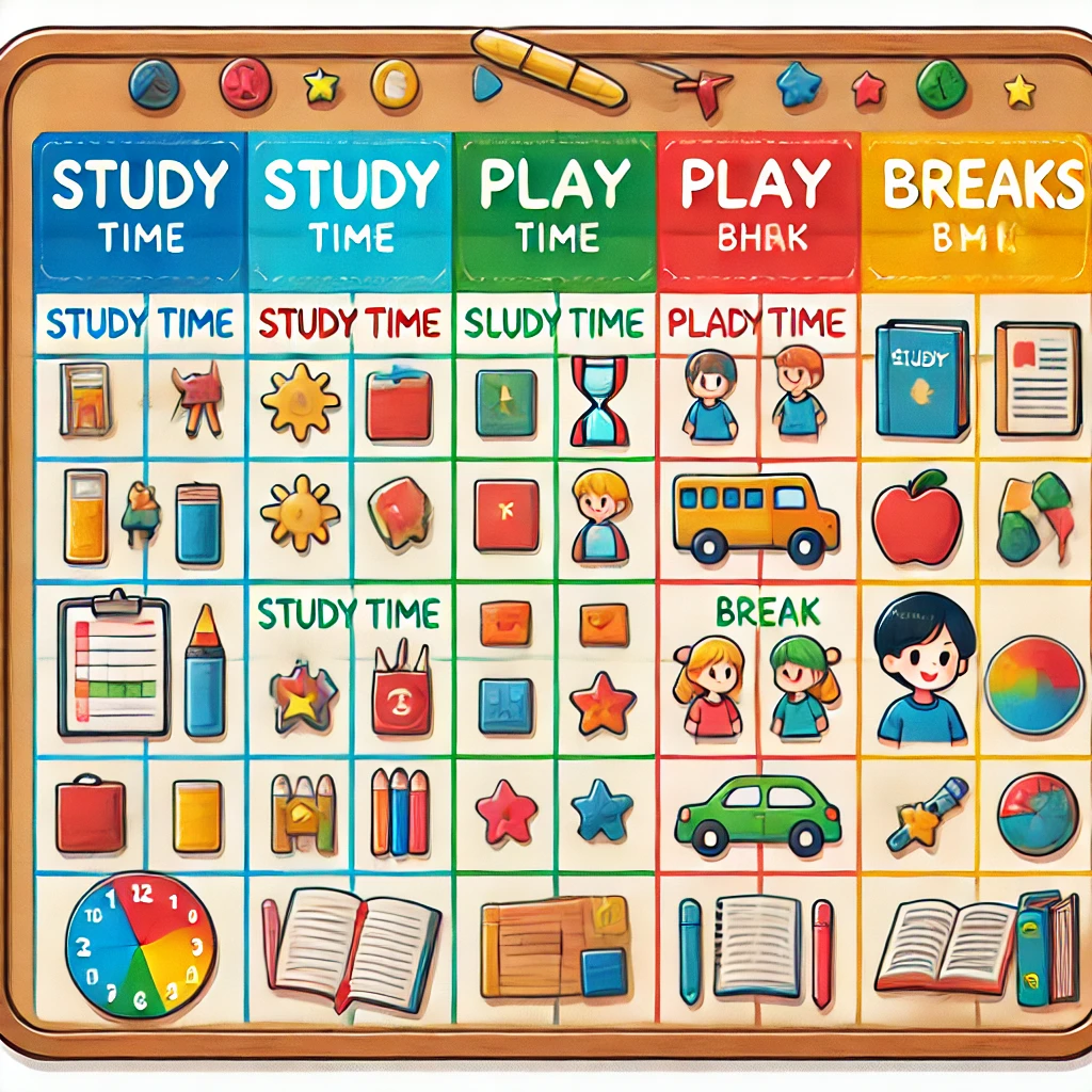 효과적인 시간 관리를 위한 초등학생 일정표 만들기