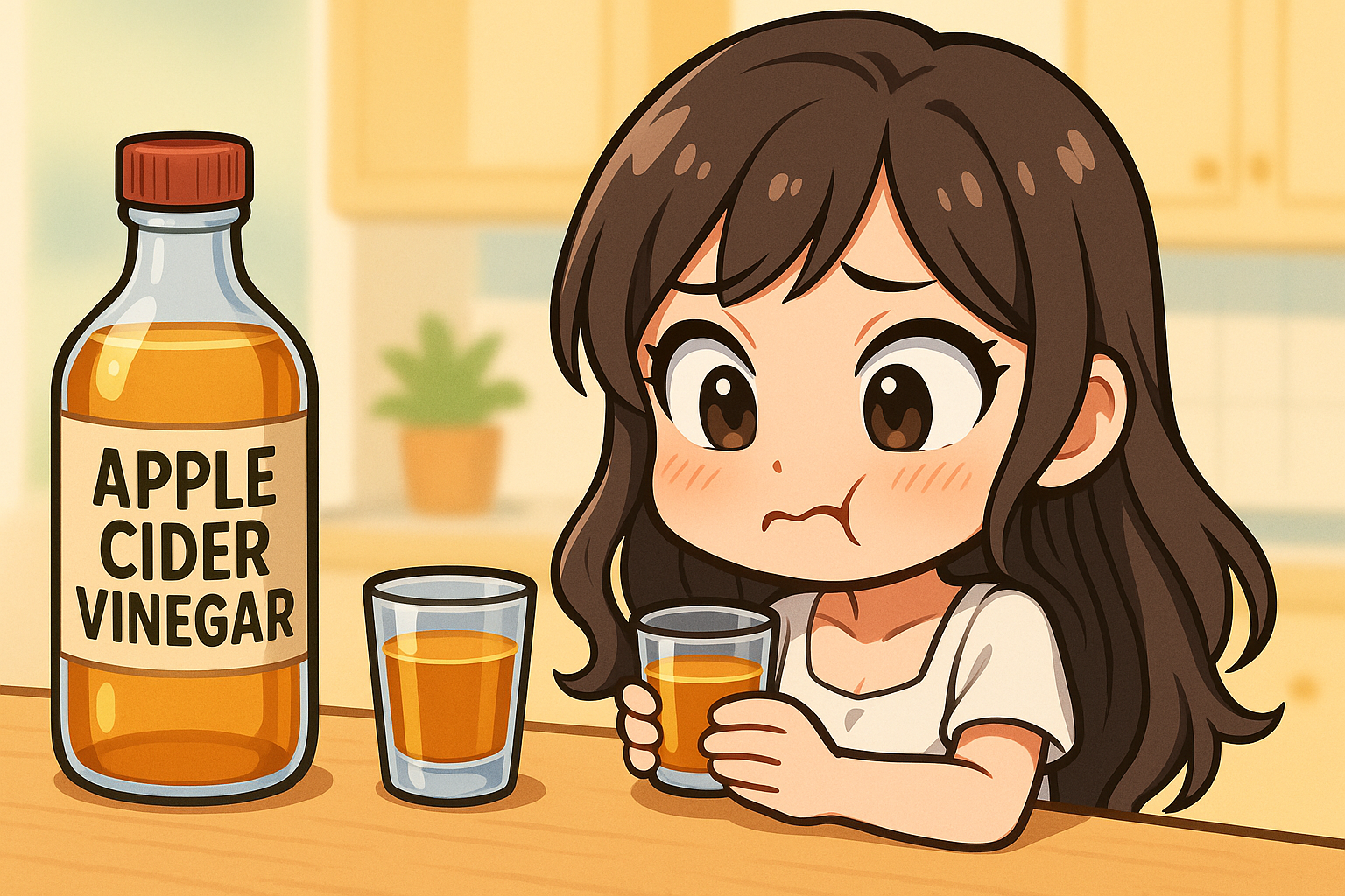 애플사이다비니거 섭취