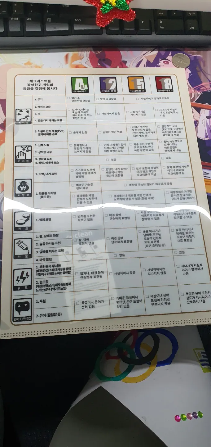 게관위 초등학생 대상 프로파간다 및 코스플레이어 비하