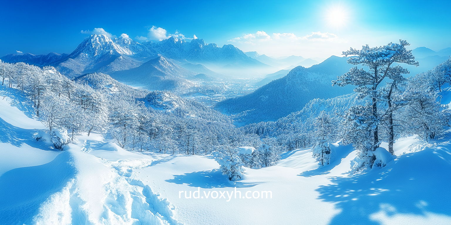 마니산의 사계절