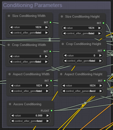 조건부여 파라미터 입력 그룹