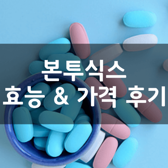 본투식스-뜻-성분-효능-부작용-복용법-가격-내돈내산-후기-추천-총정리