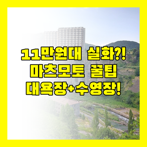 단돈 11만원대 마츠모토에서 즐기는 ..