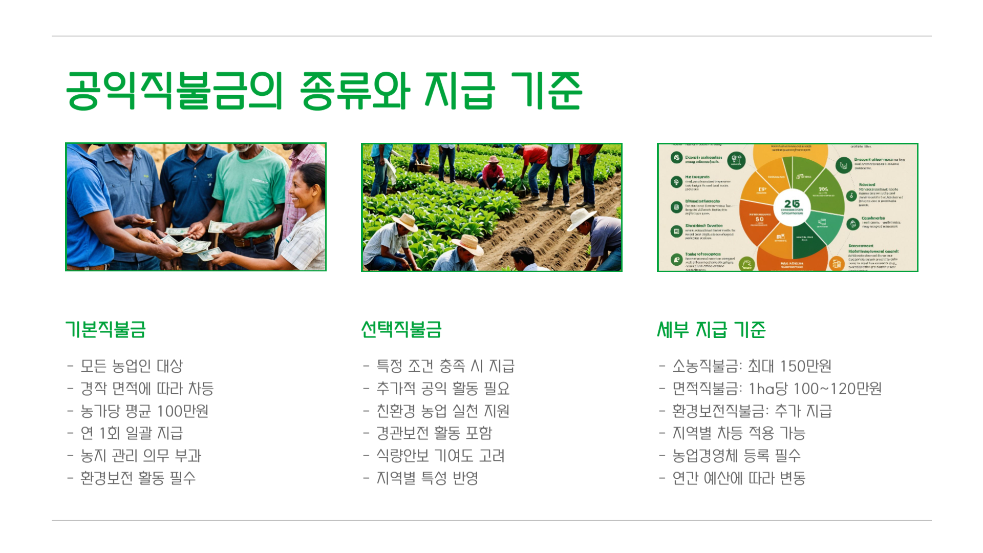 2025년 공익직불금 총정리