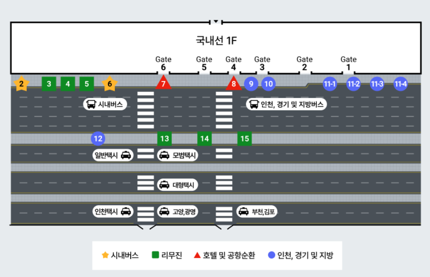 김포공항 리무진 버스 시간표