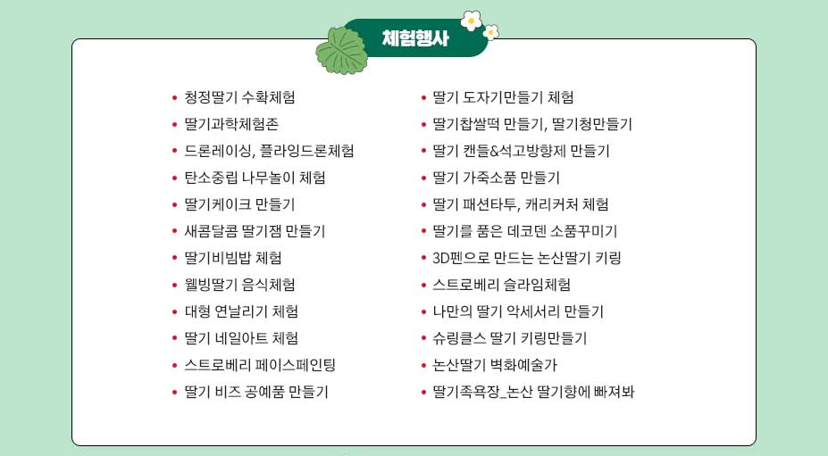 논산 딸기축제