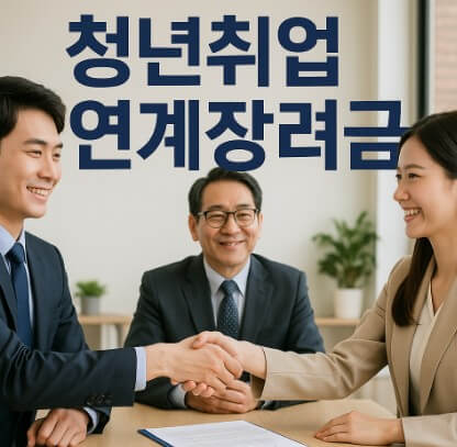 청년취업연계장려금 지원금 관련 사진