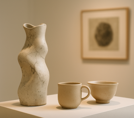 전시용 도자기와 생활 도자기