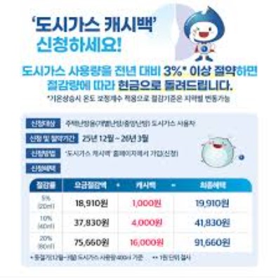 도시가스캐시백