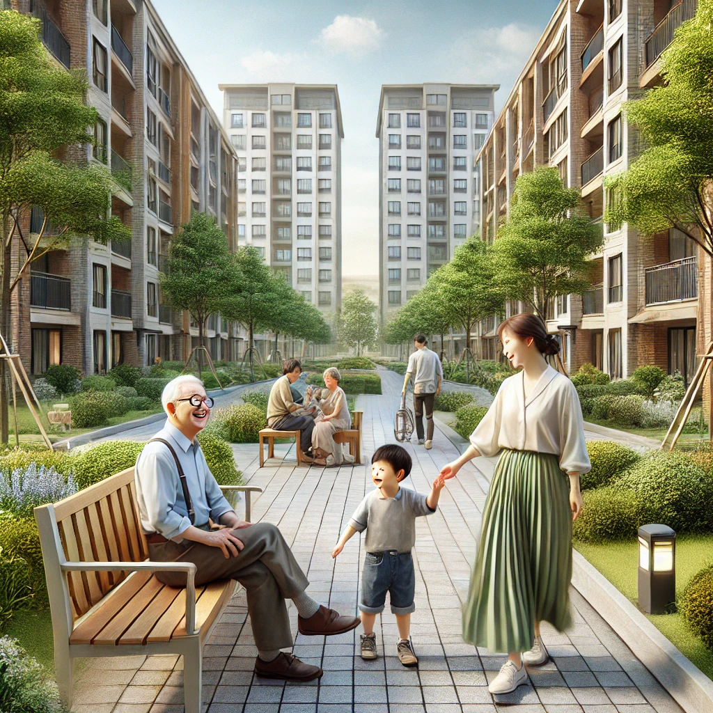 가족과 함께 사는 혼합형 실버스테이