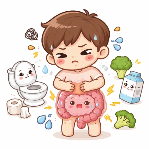 장 건강 문제를 나타낸 이미지