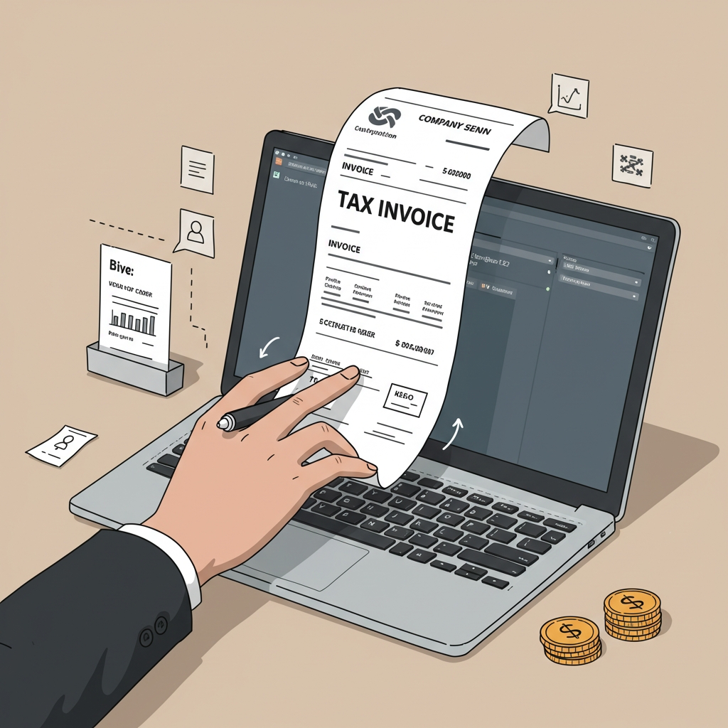 전자세금계산서 발행 관련 사진