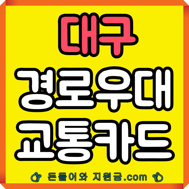 대구 경로우대교통카드