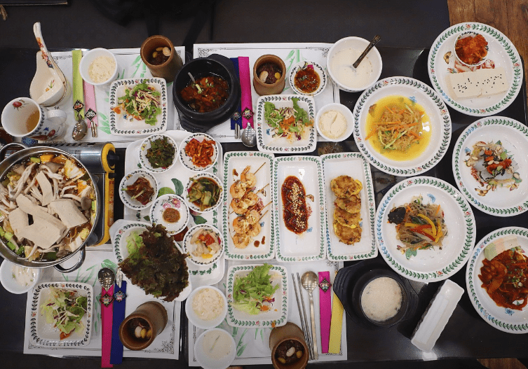 애니골 맛집 &quot;민속마을콩두부&quot; 음식