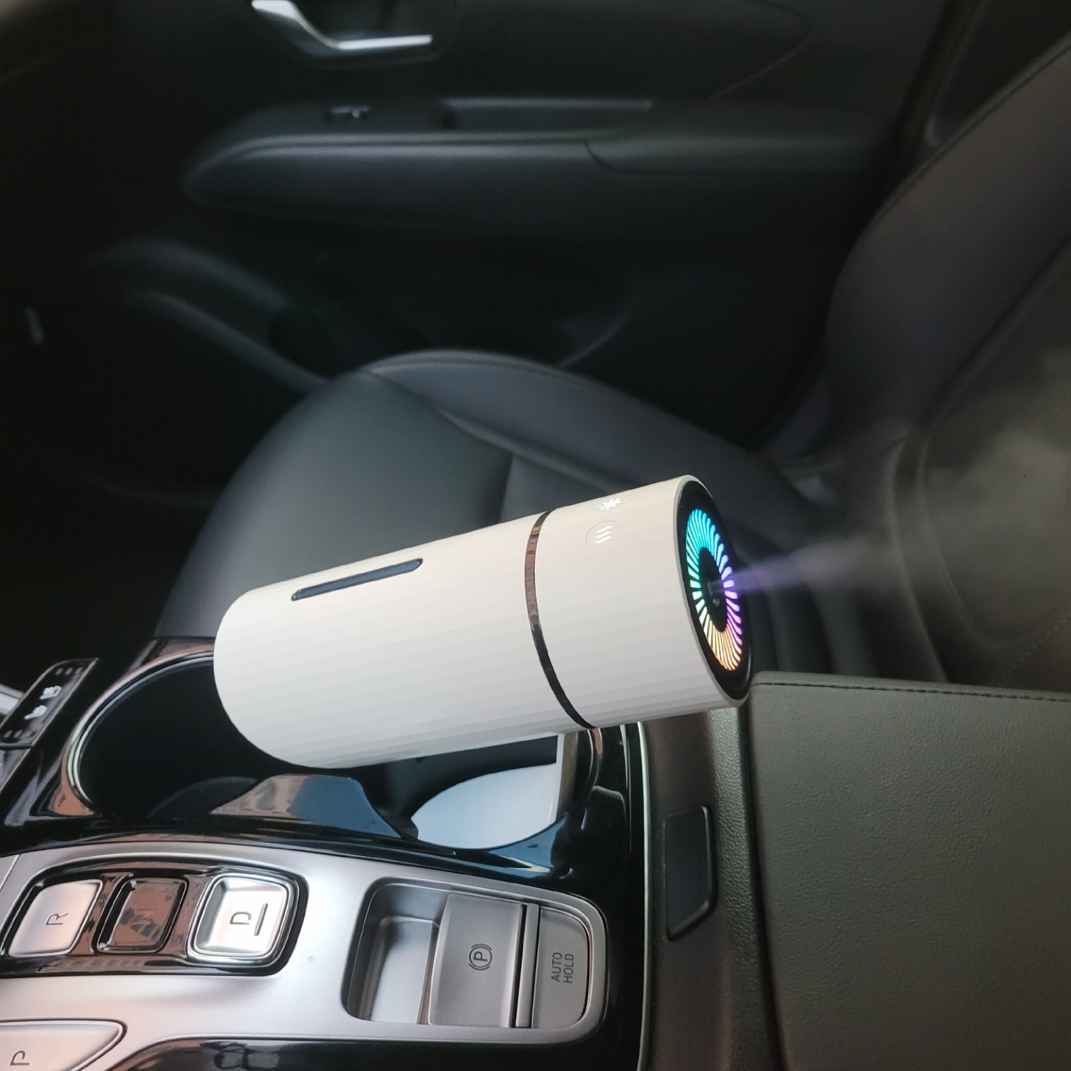 차량용 미니 가습기 - 각도조절 - 무드등