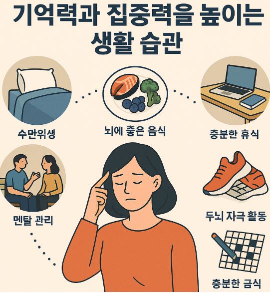 기억력 높이는 생활 습관