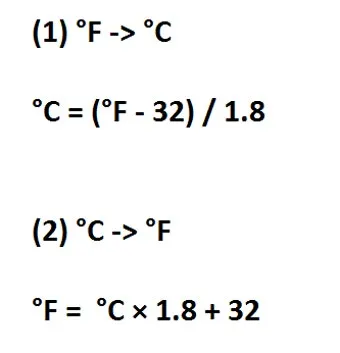 섭씨와 화씨의 차이 온도 계산 변환 영어 기호 절대온도 안내_11