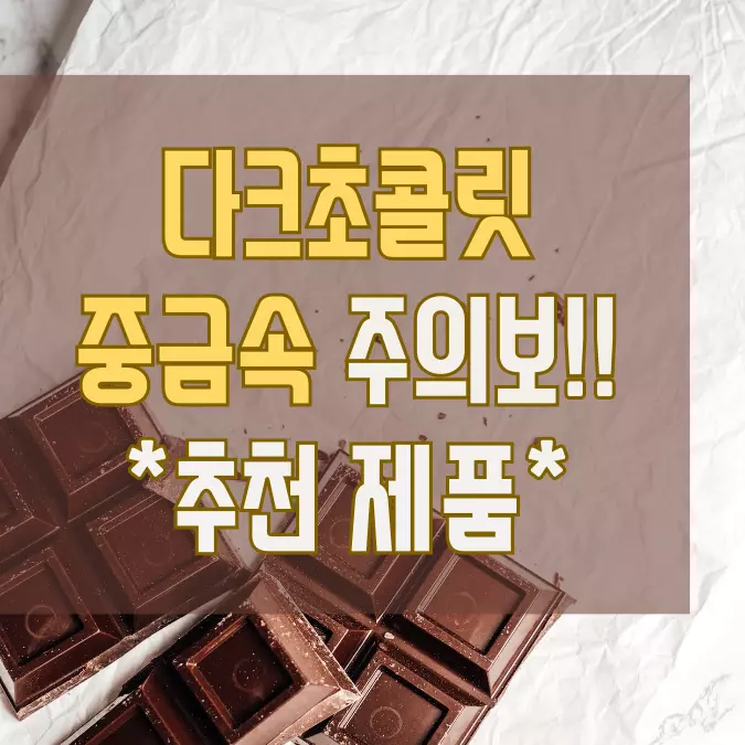 다크초콜릿-중금속-주의보-추천제품-썸네일