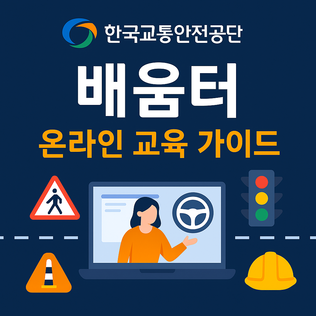 한국교통안전공단 배움터 ❘ 온라인 교통안전교육 이용 가이드