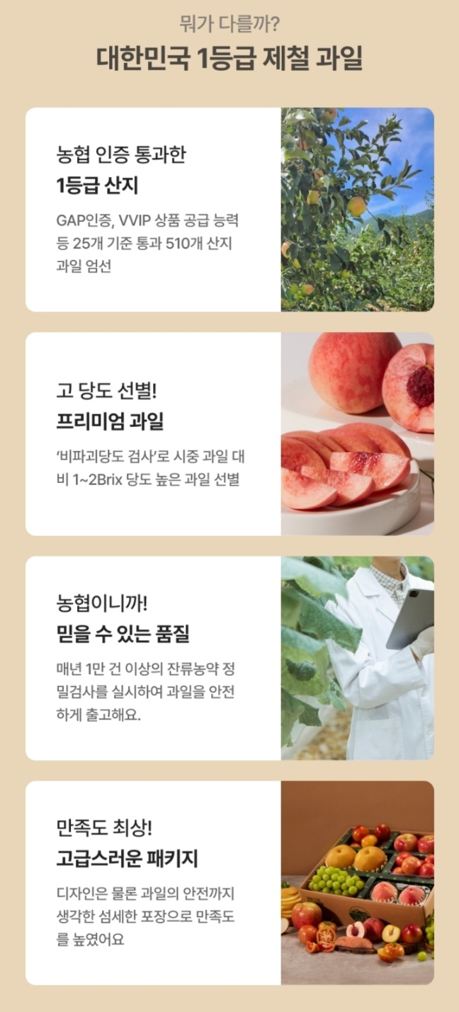 과일 정기구독 농협 과일맛선