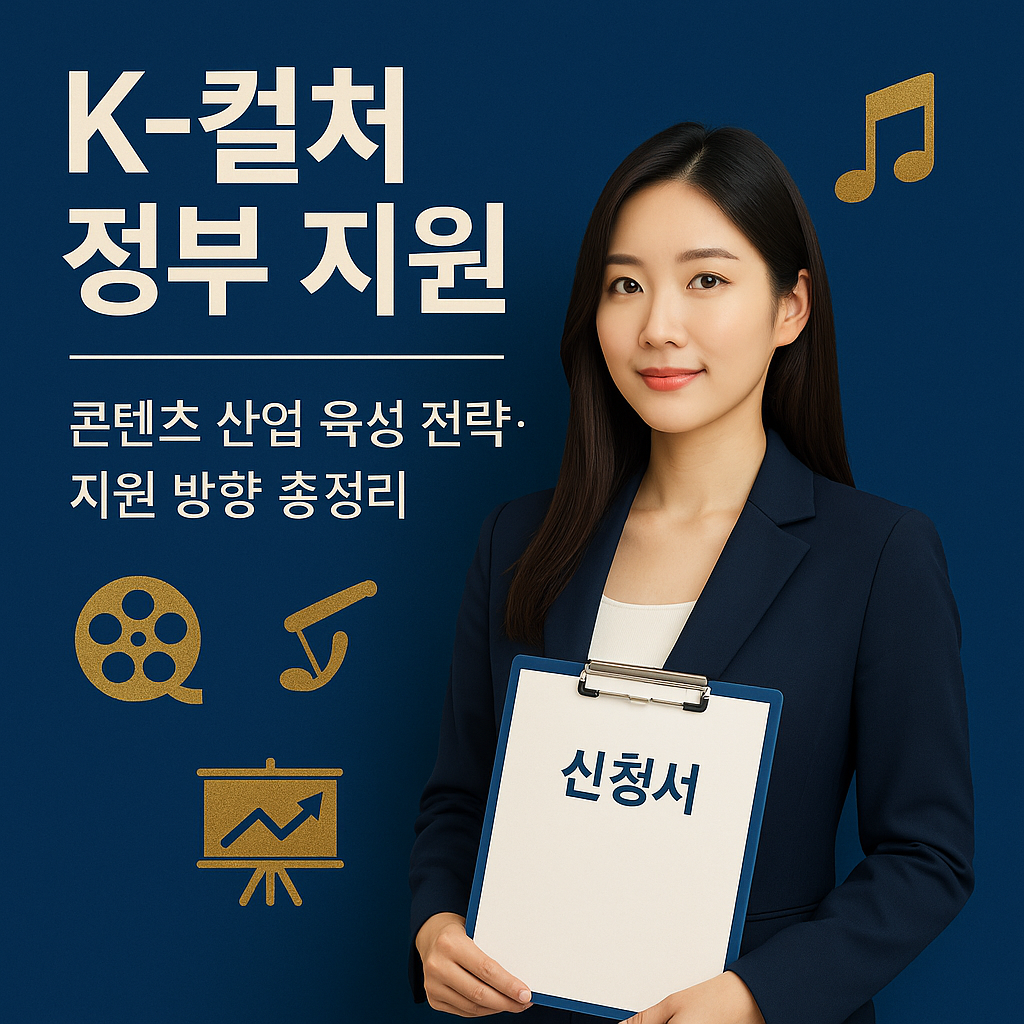 [산업 정책] K-컬처 정부 지원 ｜ 콘텐츠 산업 육성 전략&middot;지원 방향 총정리