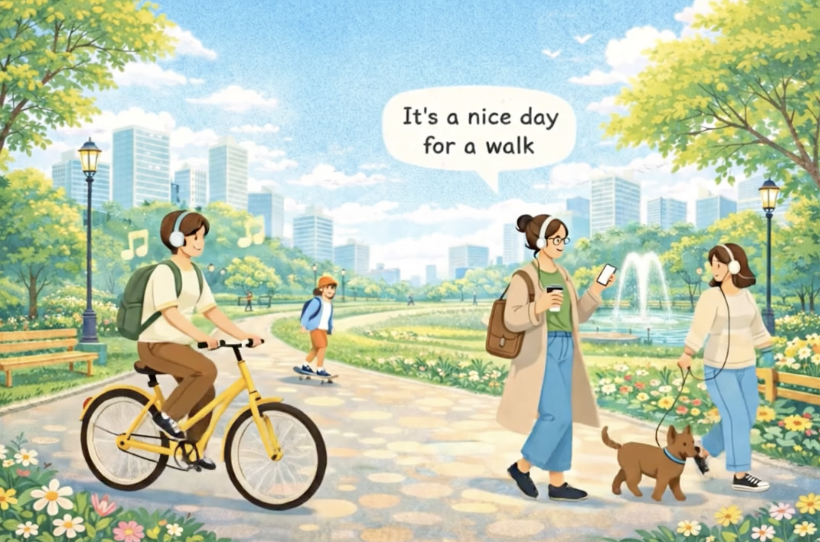 유튜브 착한영어 - 산책하며 듣는 생활영어