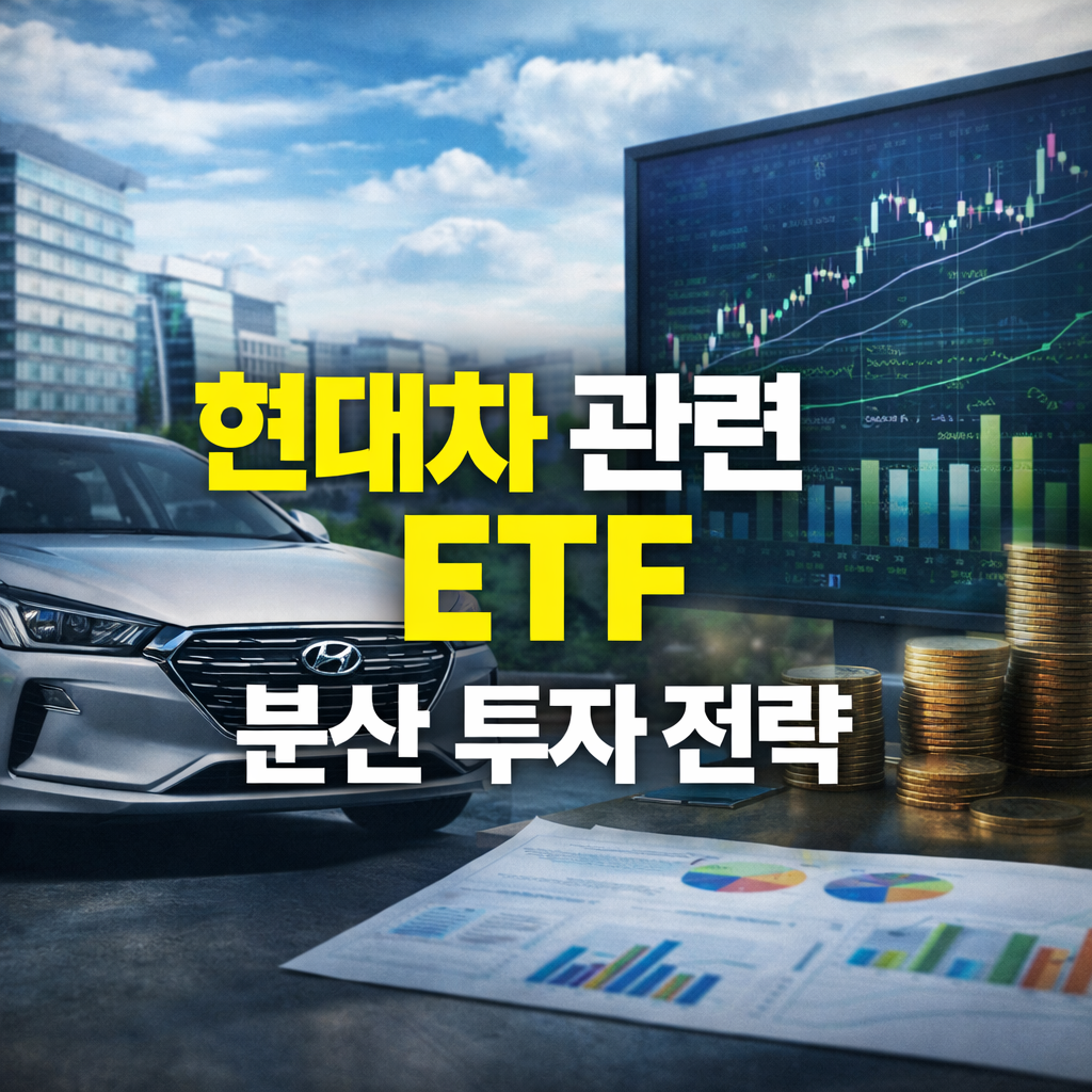 현대차 관련 ETF 종류와 편입 종목 비교, 분산 투자 전략