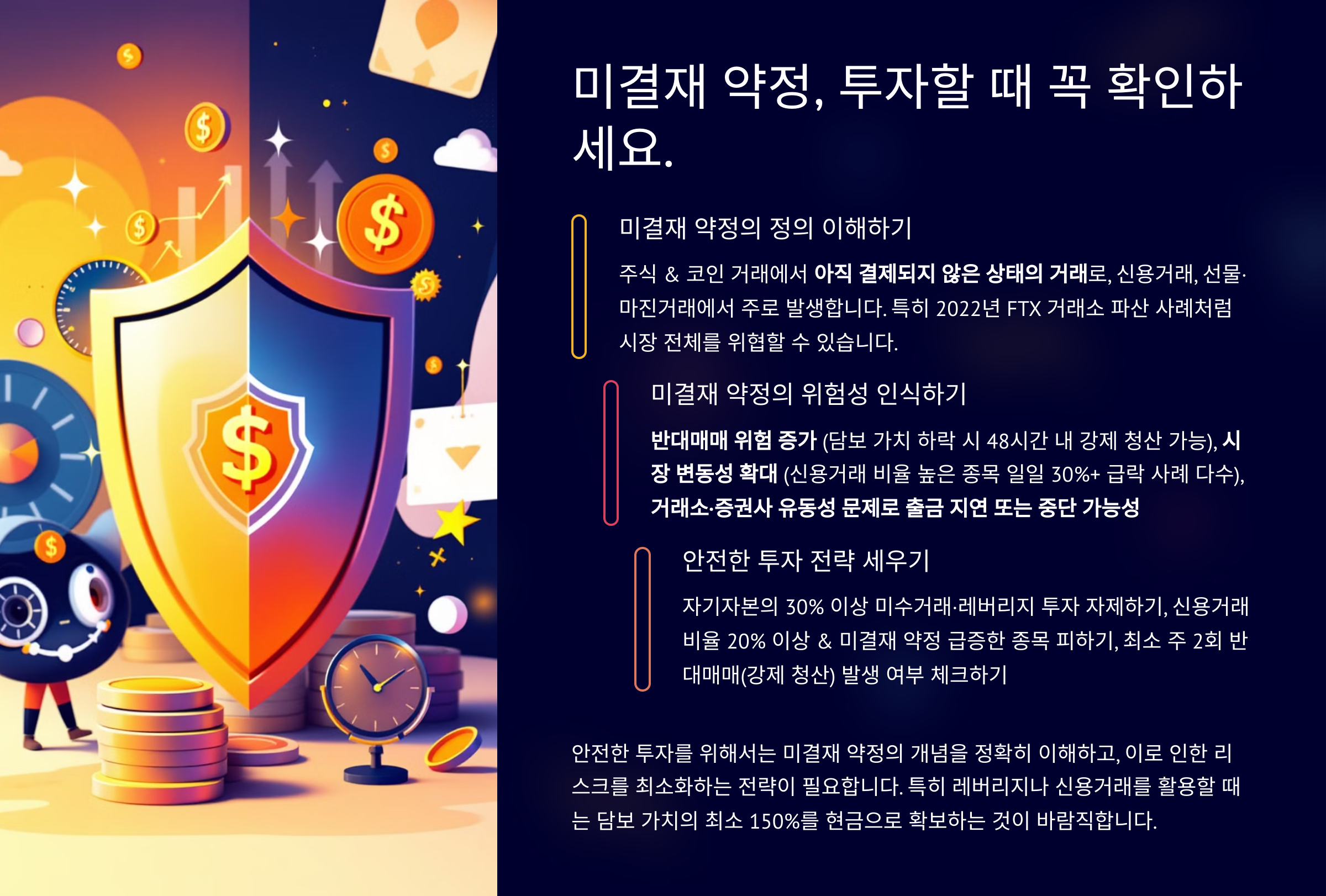 미결재 약정 확인 하세요