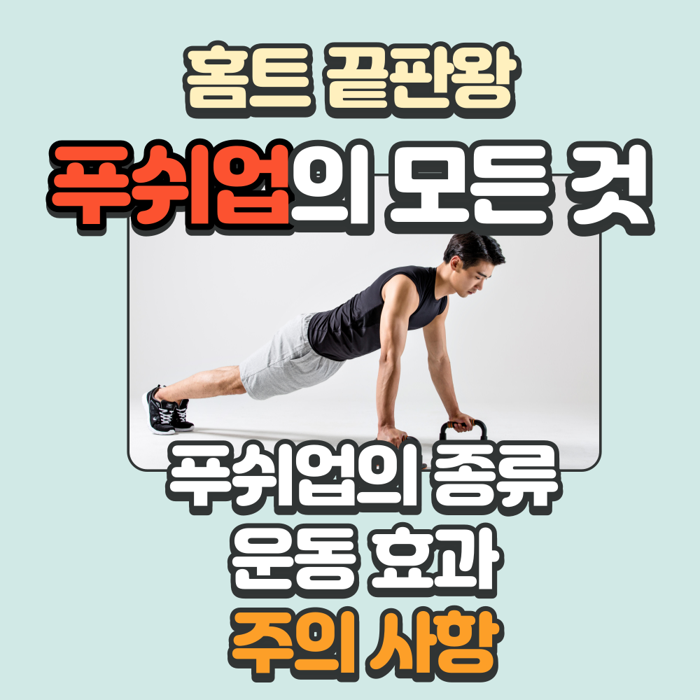 푸쉬업의-종류-운동효과-주의사항