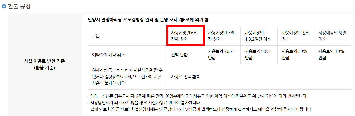 밀양오토캠핑장