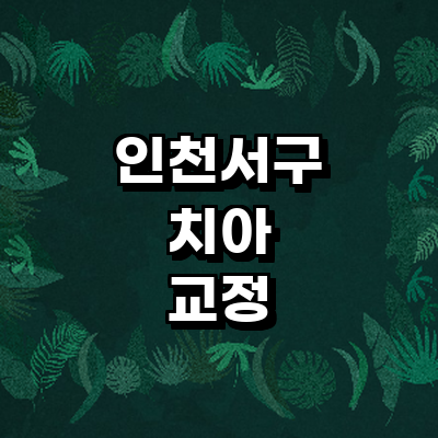 인천 서구 교정 치과