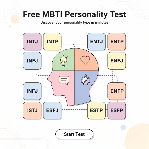 MBTI 무료 검사하기 이미지