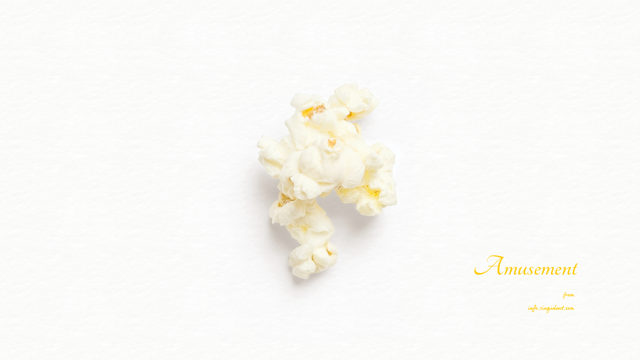 05 팝콘 C - Amusement 심플배경화면