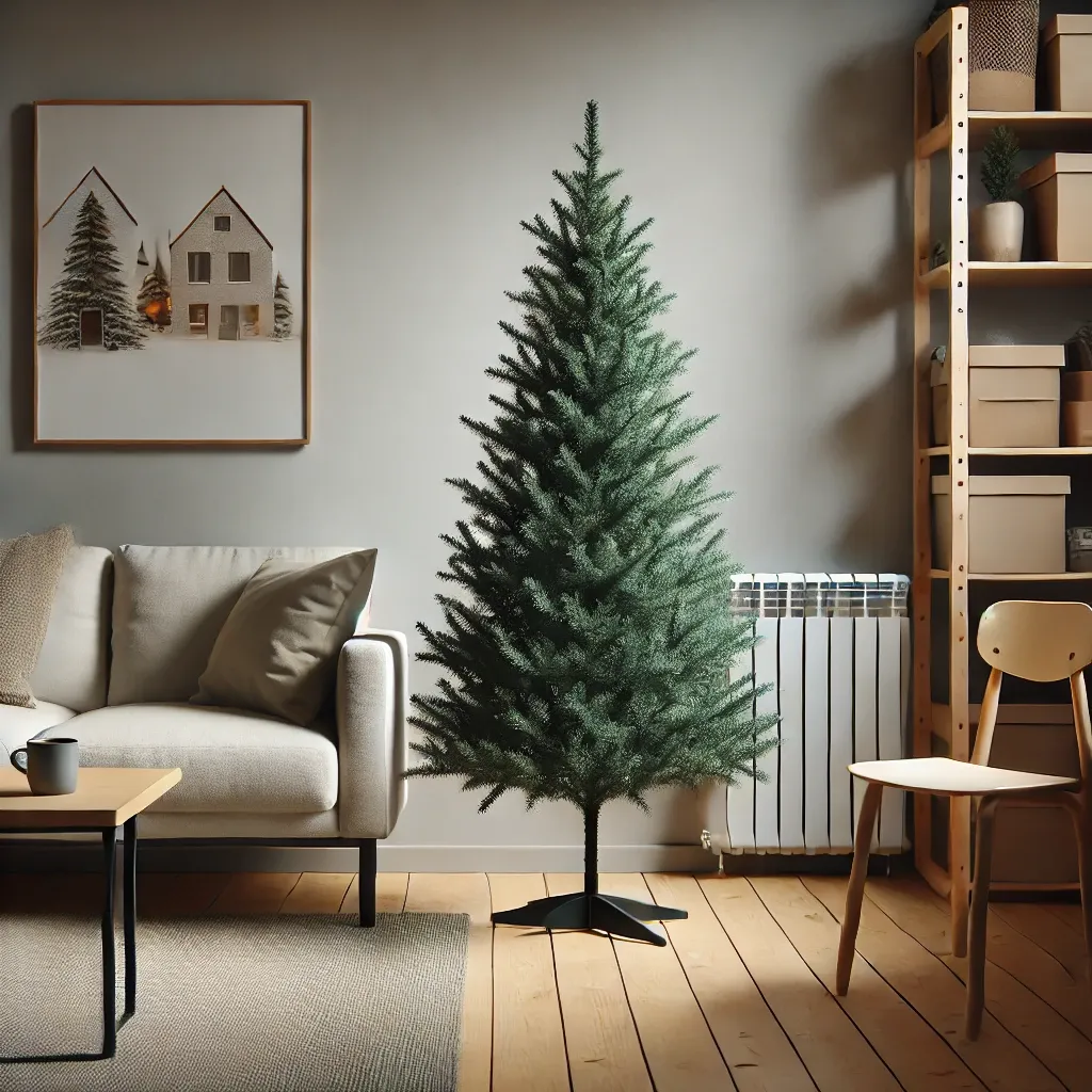 작은 공간에서 실용적으로 사용 가능한 저가형 PE 인조 크리스마스 트리