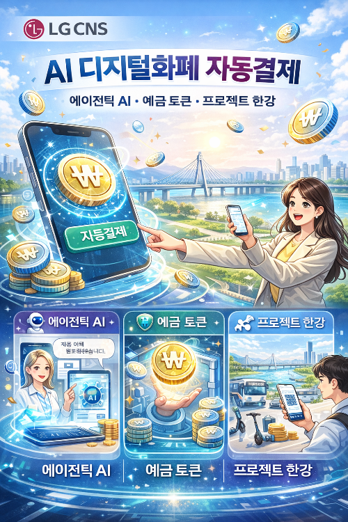 LG CNS AI 디지털화폐 자동결제 (에이전틱 AI, 예금 토큰, 프로젝트 한강)