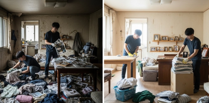 옥천 고독사청소 업체