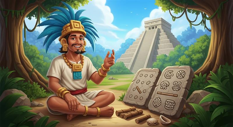 마야 문명은 어떻게 0을 사용하고 20진법을 만들었을까?